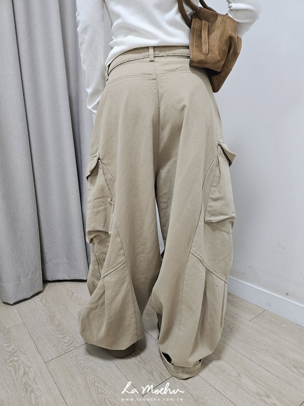 鬆弛感落地工作寬褲